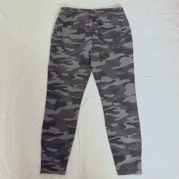 Excellent Condition, SZ 10, GRAY Camo, Ankle Zip Pants - Picture 3 of 3